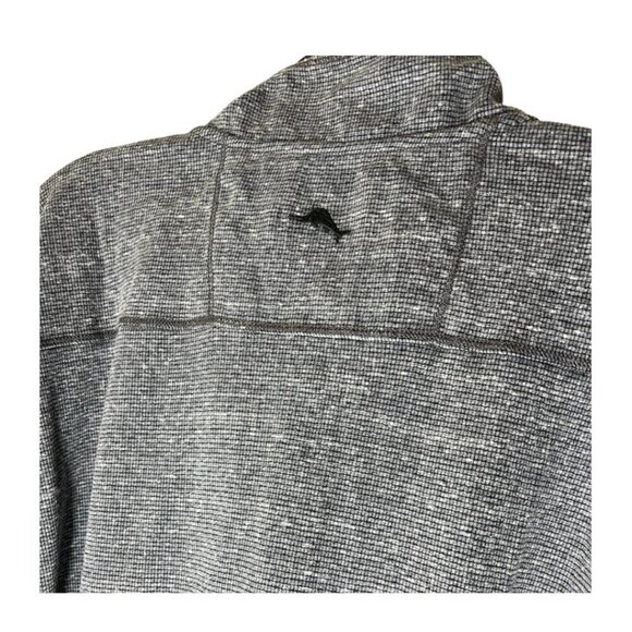 Tommy Bahama Mens Grey Big Tall Half Snap Mock Neck Sweatshirt Sz 2XL Big New - Picture 5 of 12